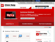 Tablet Screenshot of clickhelp.it